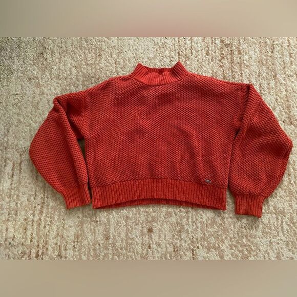 Hollister Burnt Orange Sweater XS - Picture 1 of 5